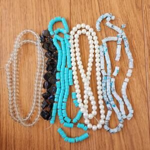5 strands of beads for jewelry making and various crafts